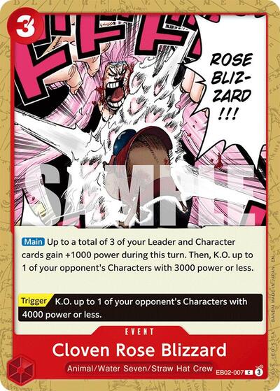 Cloven Rose Blizzard - (EB02-007) - Extra Booster: Anime 25th Collection - (Common)