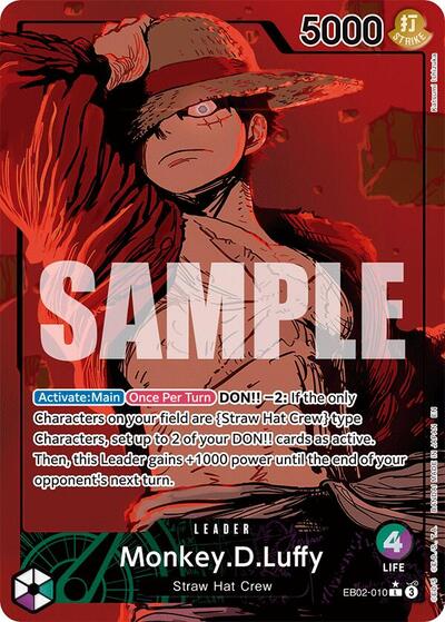 Monkey.D.Luffy - (EB02-010) - Extra Booster: Anime 25th Collection - (Leader)