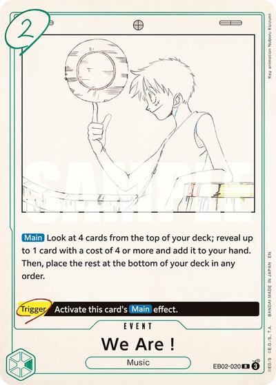 We Are! - (EB02-020) - Extra Booster: Anime 25th Collection - (Rare)