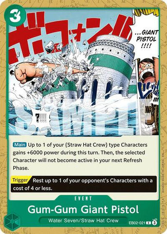 Gum-Gum Giant Pistol - (EB02-021) - Extra Booster: Anime 25th Collection - (Common)