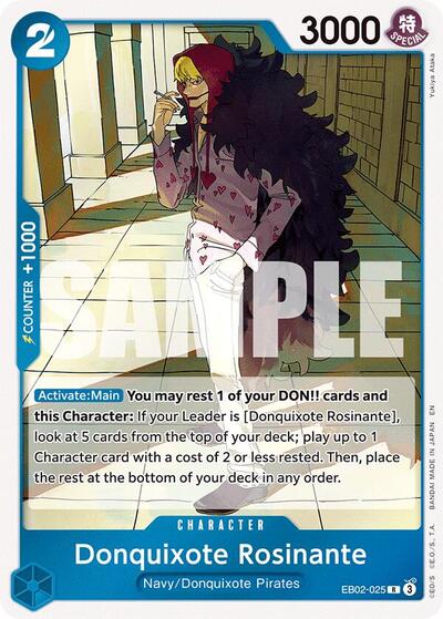 Donquixote Rosinante - (EB02-025) - Extra Booster: Anime 25th Collection - (Rare)