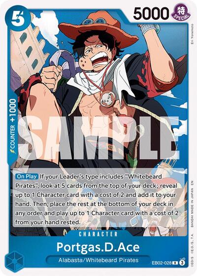 Portgas.D.Ace - (EB02-028) - Extra Booster: Anime 25th Collection - (Rare)