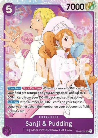 Sanji & Pudding - (EB02-035) - Extra Booster: Anime 25th Collection - (Super Rare)