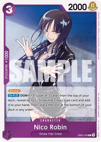 Nico Robin - (EB02-036) - Extra Booster: Anime 25th Collection - (Rare)