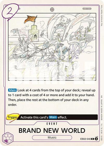 BRAND NEW WORLD - (EB02-040) - Extra Booster: Anime 25th Collection - (Rare)