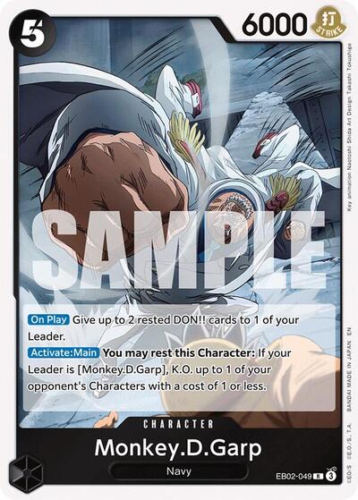 Monkey.D.Garp - (EB02-049) - Extra Booster: Anime 25th Collection - (Rare)