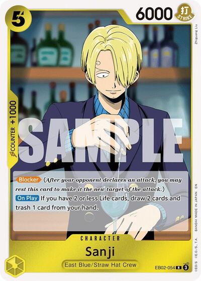 Sanji - (EB02-054) - Extra Booster: Anime 25th Collection - (Rare)