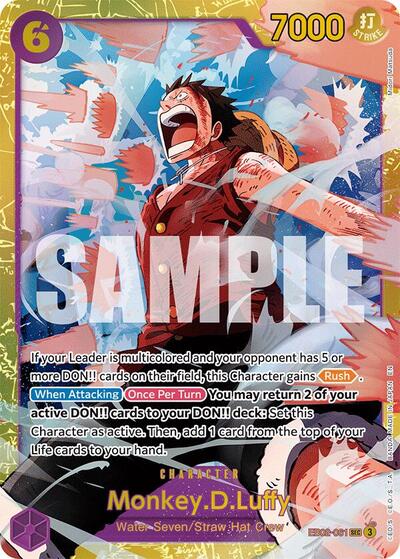 Monkey.D.Luffy - (EB02-061) - Extra Booster: Anime 25th Collection - (Secret Rare)