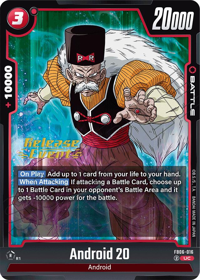 Android 20 [Rivals Clash Release Event Cards]