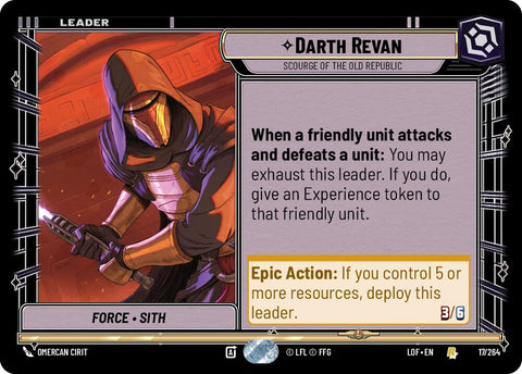 Darth Revan - Scourge of the Old Republic (017/264) (017/264) [Legends of the Force]