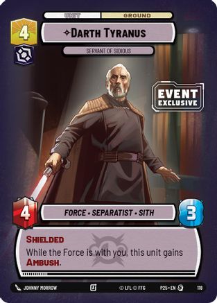 Darth Tyranus (118) - Servant of Sidious (118) [Miscellaneous]