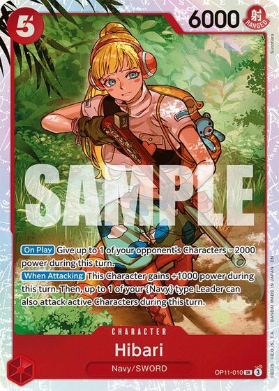 Hibari - (OP11-010) - A Fist of Divine Speed - (Super Rare)