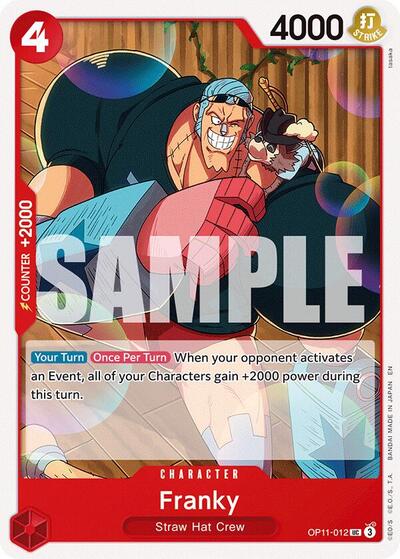 Franky - (OP11-012) - A Fist of Divine Speed - (Uncommon)