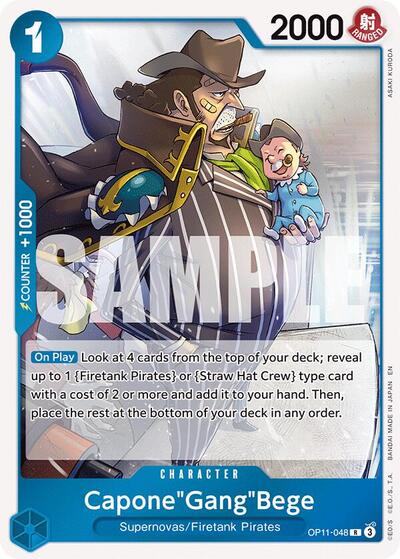 Capone"Gang"Bege - (OP11-048) - A Fist of Divine Speed - (Rare)