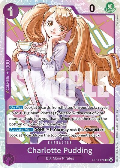 Charlotte Pudding - (OP11-070) - A Fist of Divine Speed - (Super Rare)