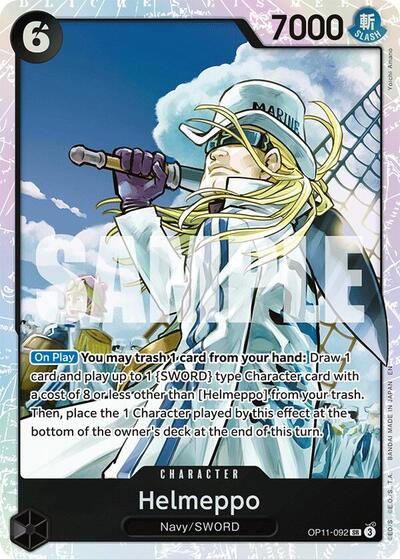 Helmeppo - (OP11-092) - A Fist of Divine Speed - (Super Rare)