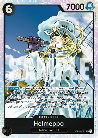 Helmeppo - (OP11-092) - A Fist of Divine Speed - (Super Rare)