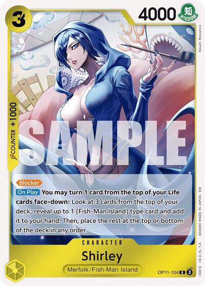 Shirley - (OP11-104) - A Fist of Divine Speed - (Rare)