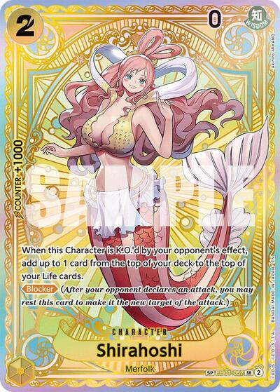 Shirahoshi - (EB01-057) - A Fist of Divine Speed - (Super Rare)