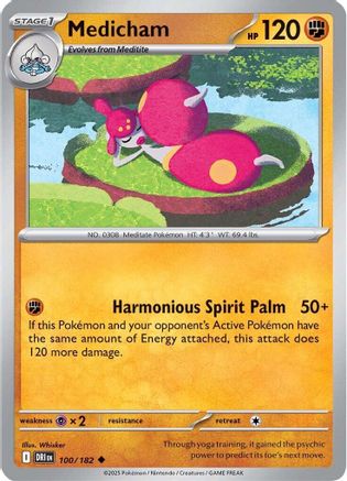 Medicham (100/182) [Scarlet & Violet: Destined Rivals]
