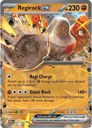 Regirock ex - (101/182) - SV10: Destined Rivals - (Double Rare)