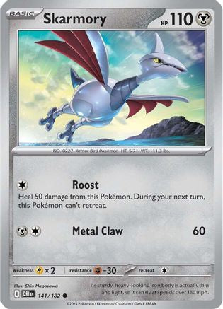 Skarmory (141/182) [Scarlet & Violet: Destined Rivals]