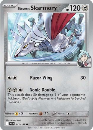 Steven's Skarmory (142/182) [Scarlet & Violet: Destined Rivals]