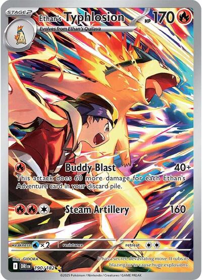 Ethan's Typhlosion - (190/182) - SV10: Destined Rivals - (Illustration Rare)