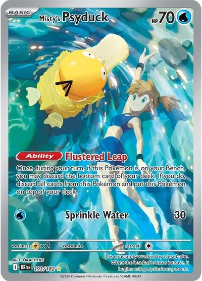 Misty's Psyduck - (193/182) - SV10: Destined Rivals - (Illustration Rare)