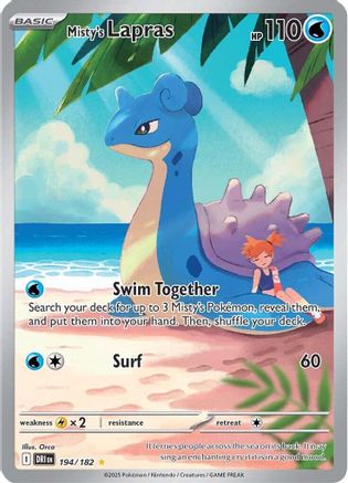 Misty's Lapras (194/182) [Scarlet & Violet: Destined Rivals]
