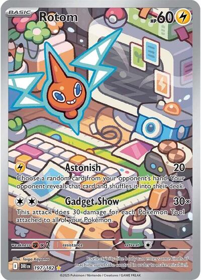 Rotom - (197/182) - SV10: Destined Rivals - (Illustration Rare)
