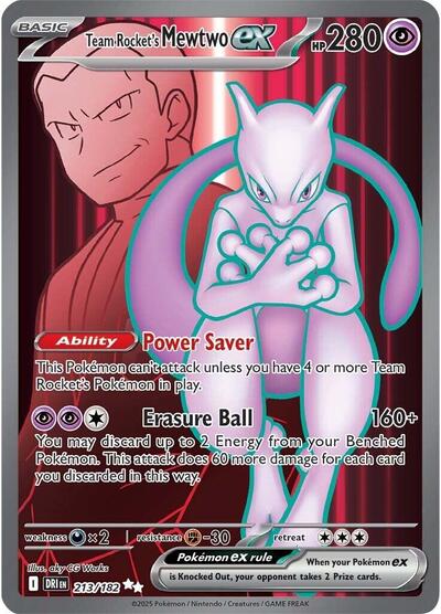 Team Rocket's Mewtwo ex - (213/182) - SV10: Destined Rivals - (Ultra Rare)