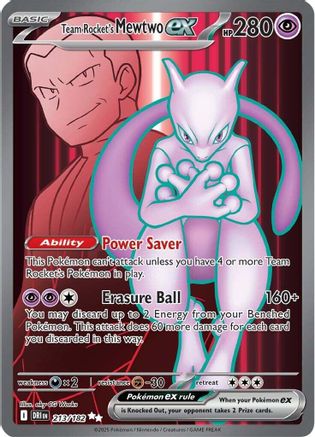Team Rocket's Mewtwo ex (213/182) [Scarlet & Violet: Destined Rivals]