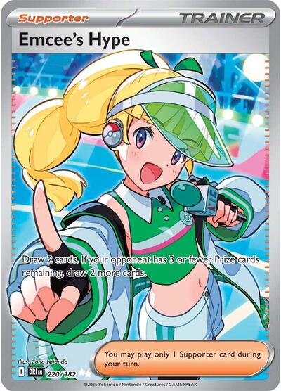 Emcee's Hype - (220/182) - SV10: Destined Rivals - (Ultra Rare)