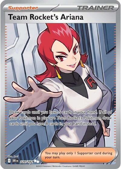 Team Rocket's Ariana - (224/182) - SV10: Destined Rivals - (Ultra Rare)