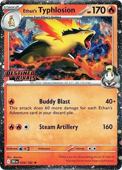 Ethan's Typhlosion (Prerelease) - (034/182) - Miscellaneous Cards & Products - (Rare)