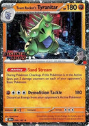 Team Rocket's Tyranitar (Prerelease) - (096/182) - Miscellaneous Cards & Products - (Rare)