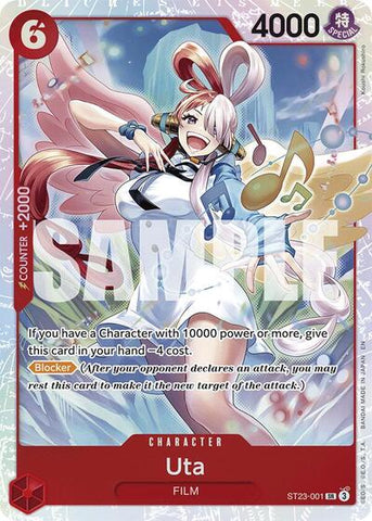 Uta - (ST23-001) - Starter Deck 23: RED Shanks - (Super Rare)