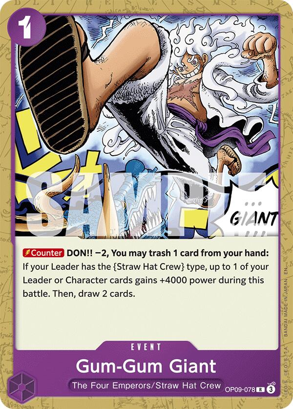Gum-Gum Giant (Reprint) [Starter Deck: Purple/Black Monkey.D.Luffy]