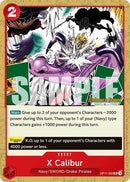 X Calibur - (OP11-020) - A Fist of Divine Speed Release Event Cards - (Uncommon)
