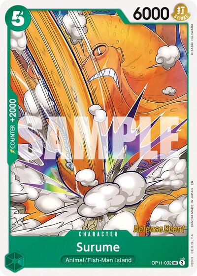 Surume - (OP11-032) - A Fist of Divine Speed Release Event Cards - (Uncommon)