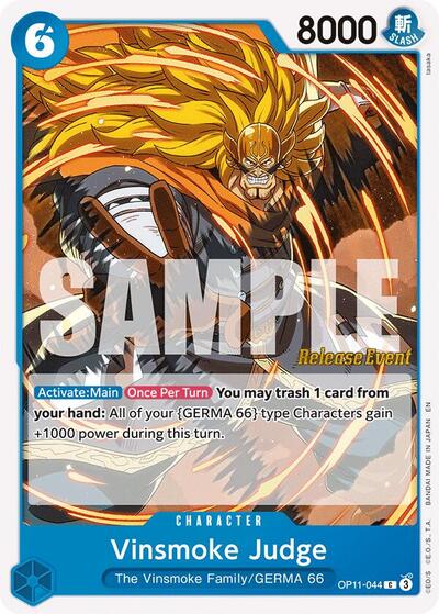 Vinsmoke - (OP11-044) - A Fist of Divine Speed Release Event Cards - (Common)