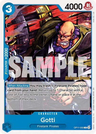 Gotti - (OP11-050) - A Fist of Divine Speed Release Event Cards - (Common)