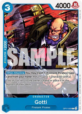 Gotti - (OP11-050) - A Fist of Divine Speed Release Event Cards - (Common)