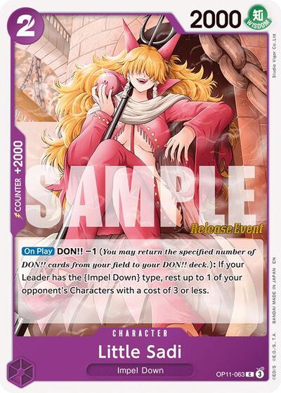 Little Sadi - (OP11-063) - A Fist of Divine Speed Release Event Cards - (Common)