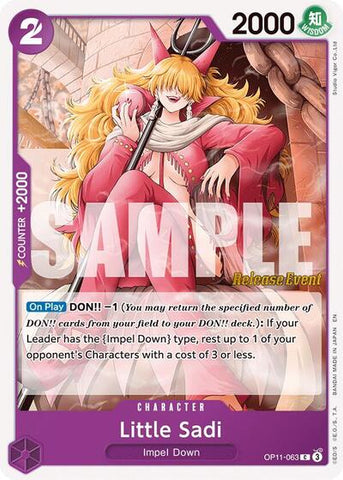 Little Sadi - (OP11-063) - A Fist of Divine Speed Release Event Cards - (Common)
