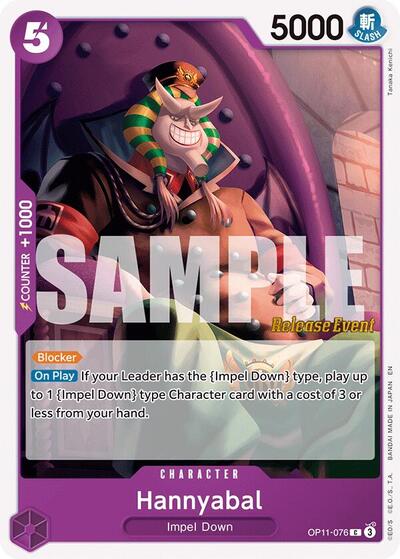 Hannyabal - (OP11-076) - A Fist of Divine Speed Release Event Cards - (Common)