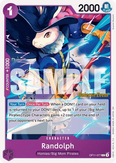 Randolph - (OP11-077) - A Fist of Divine Speed Release Event Cards - (Common)