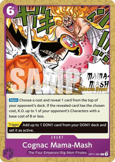 Cognac Mama-Mash - (OP11-081) - A Fist of Divine Speed Release Event Cards - (Common)
