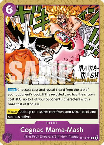 Cognac Mama-Mash - (OP11-081) - A Fist of Divine Speed Release Event Cards - (Common)